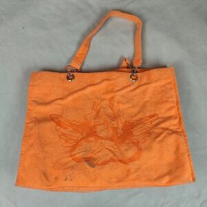 Boys Lie Orange Angel Cherub Towel Tote Bag Beach Bag Y2K Kitsch Fun‎ Summer